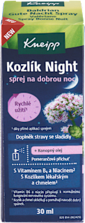 sprej na dobrou noc Kozlík Night Kneipp