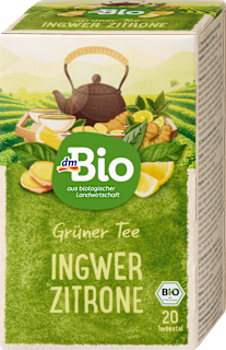 Grüner Tee Ingwer Zitrone dmBio