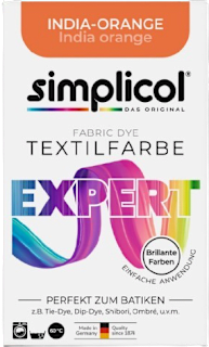 Vopsea pentru textile Portocaliu Indian simplicol