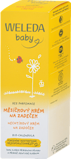 Nechtíkový dojčenský krém na zadoček bez parfumácie WELEDA baby