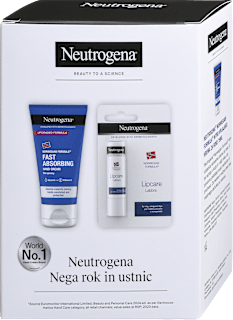 Darilni set za nego rok in ustnic Fast Absorbing Neutrogena