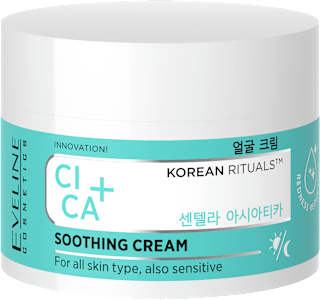 Krem kojący dzień/noc Cica+ Korean Rituals EVELINE COSMETICS