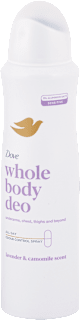 Dámsky dezodorant v spreji Whole Body Deo – Lavender & Camomile Dove