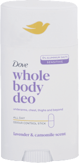 Dámsky tuhý dezodorant Whole Body Deo – Lavender & Camomile Dove