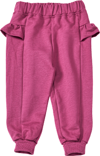 Jogginghose mit Gummibund & Rüschen, lila, Gr. 86 ALANA