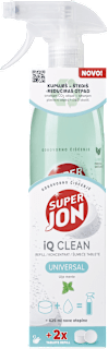 Univerzalno sredstvo za čišćenje iQ Clean + 2 refill tablete – ulje mente SUPER JON