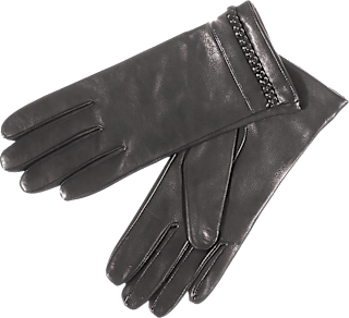 Kožne rukavice, M - crne PURSET