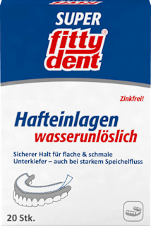 Hafteinlagen Wasserunlöslich fittydent