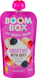 SMOOTHIE ovas, jabuka, malina, kupina  BOOM BOX