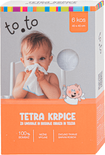 Tetra krpice za umivanje in brisanje obraza in telesa to.to