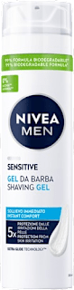 Gel per rasatura sensitive NIVEA MEN