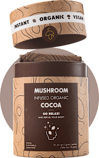 Instant kava obogaćena gljivama – Go Relax!, 10 vrećica MUSHROOM CUPS