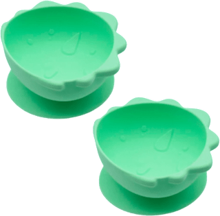 Set castronele de silicon, model dinozaur melii