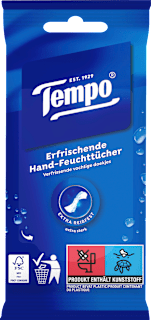 Hand-Feuchttücher fresh to go Classic Tempo