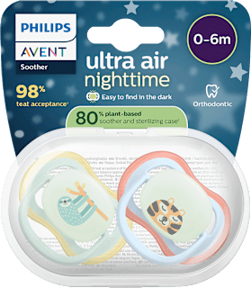 Schnuller ultra air Nightime 0-6 Monate sortiert PHILIPS AVENT