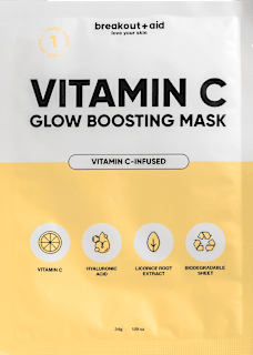 pleťová maska Vitamín C breakout+aid