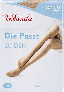 Hlačne nogavice Die Passt, 20 DEN, 36-40, amber Bellinda