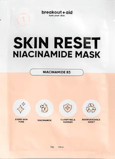 pleťová maska Skin Reset Niacinamid breakout+aid