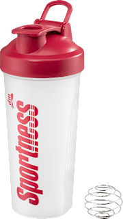 Shaker boca -  Cherry Red, 600 ml Sportness