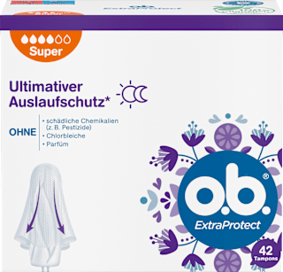 Tampons Extra Protect Tag+Nacht Super o.b.