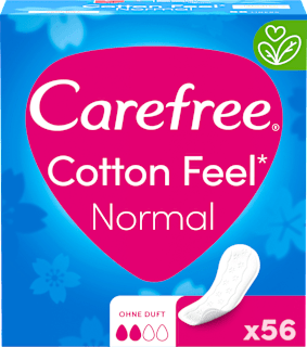 Slipeinlagen Cotton Feel Normal ohne Duft Carefree