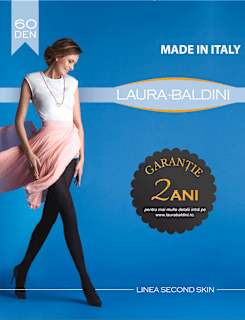 Dres damă Skin 60DEN negru M4 LAURA BALDINI