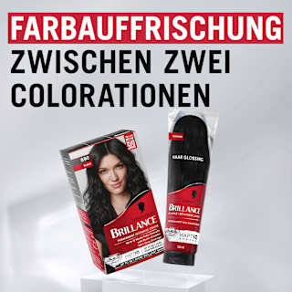 Farb-Glanzbehandlung Glossing Schwarz Schwarzkopf Brillance