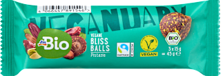 Bomboane din fructe Bliss Balls cu fistic dmBio