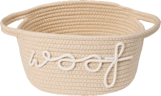 Korb "woof" aus Baumwollefür Spielzeug, beige (23x13x20 cm) Vito & Joe