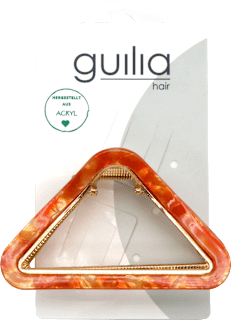 Щипка за коса, триъгълна акрил guilia