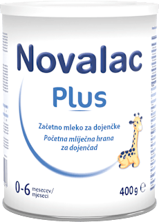 Začetno mleko za dojenčke PRE Plus, 0-6 m Novalac