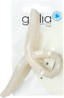 Щипка за коса с форма на октопод, бяла guilia