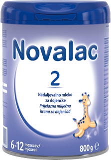 Nadaljevalno mleko za dojenčke 2, 6-12 mesecev Novalac