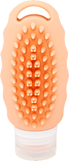 Tároló flakon utazáshoz, masszázskefével, 90 ml DEL