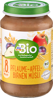 Frucht & Getreide Pflaume-Apfel-Birnen Müsli ab dem 8. Monat dmBio