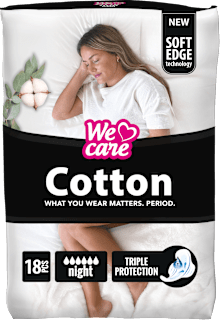 Cotton higijenski ulošci – Day and Night We care
