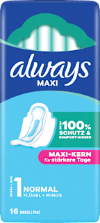 Maxi-Binden mit Flügeln Maxi Normal always
