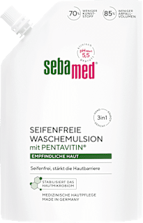 flüssige Waschemulsion, seifenfrei Nachfüllpack sebamed