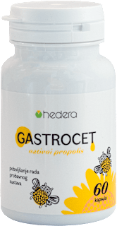 Gastrocet nativni propolis – kapsule hedera