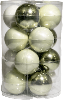 Set globuri pastel din sticlă 3 cm OTHMAR DECORATIONS