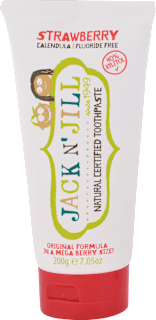 Prírodná detská zubná pasta Jahoda, 6+ mesiacov, MEGA BERRY  Jack N' Jill