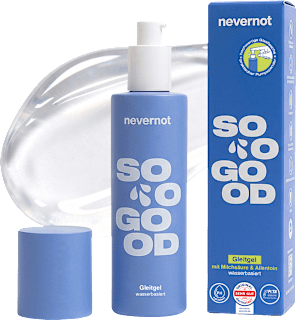 Gleitgel soo good mit Milchsäure & Allantoin, wasserbasiert nevernot