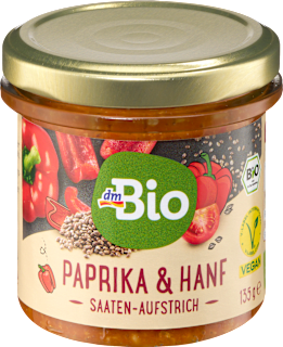 Nátierka paprika & konopné semiačka dmBio