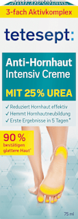 Fußcreme Anti Hornhaut 25 % Urea tetesept