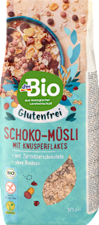 Bio gluténmentes müzlikeverék csokoládéval dmBio