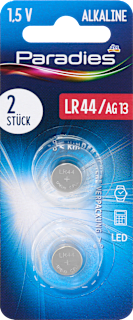 Knopfzelle LR 44 Paradies