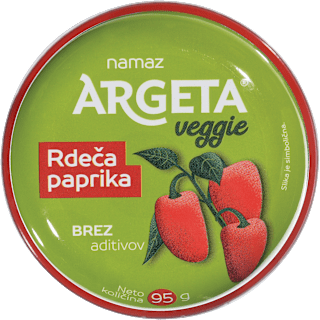 Zelenjavni namaz iz čičerike in rdeče paprike ARGETA