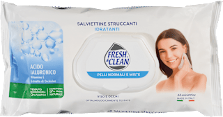 Robčki za odstranjevanje ličil s hialuronsko kislino Fresh&Clean