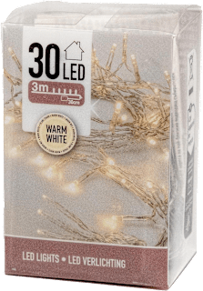 Ghirlandă cu lumini albe 30 LED  KOOPMAN