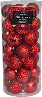 Globuri Roșii pentru Crăciun  KOOPMAN